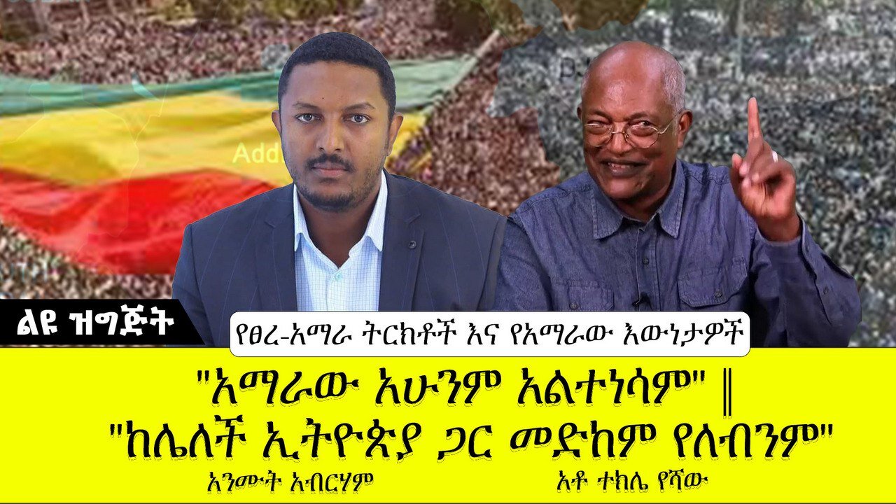 "አማራው አሁንም አልተነሳም" ፤ "ከሌለች ኢትዮጵያ ጋር መድከም የለብንም" || የፀረ-አማራ ትርክቶች እና የአማራው እውነታዎች || ልዩ ዝግጅት