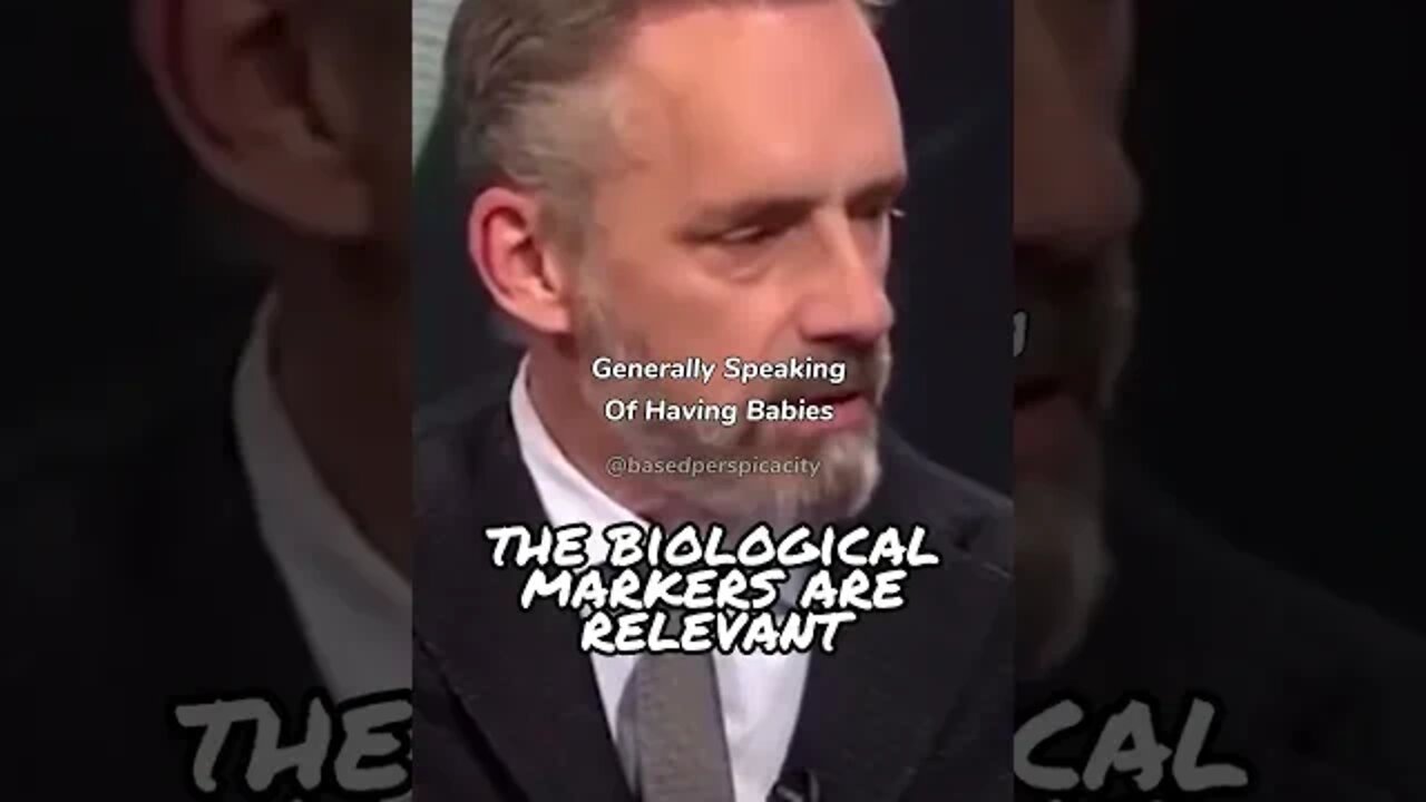 Jordan Peterson The Biological Markers Are Relevant Why Wouldn't They Be #shorts