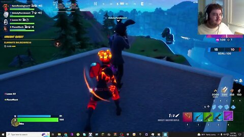Reaching Level 50 In Fortnite, Then Playing 10 Rounds in Fall Guys | Fortnite and Fall Guys With Fri