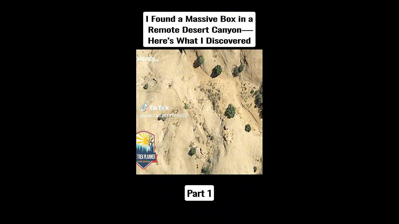 Massive Box Found In Remote Desert