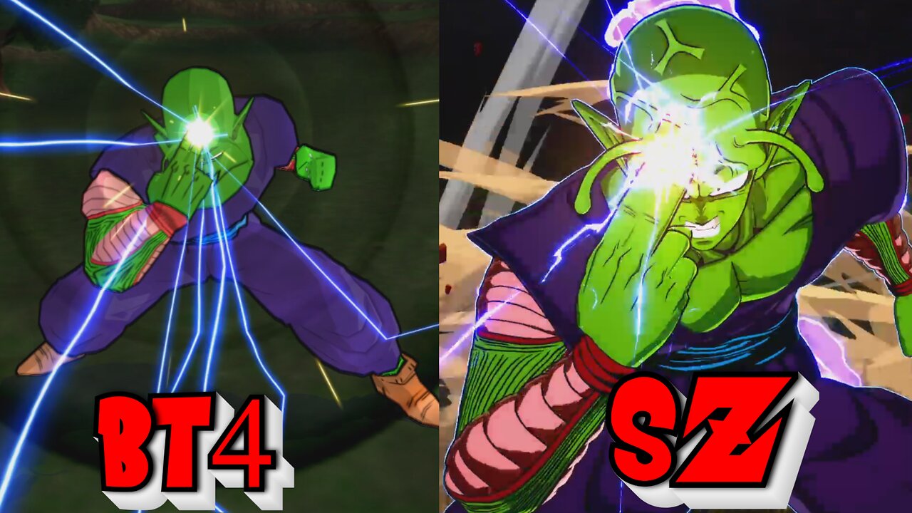 Piccolo & Piccolo(Fused With Kami) Dragon Ball Sparking Zero VS Budokai Tenkaichi 4