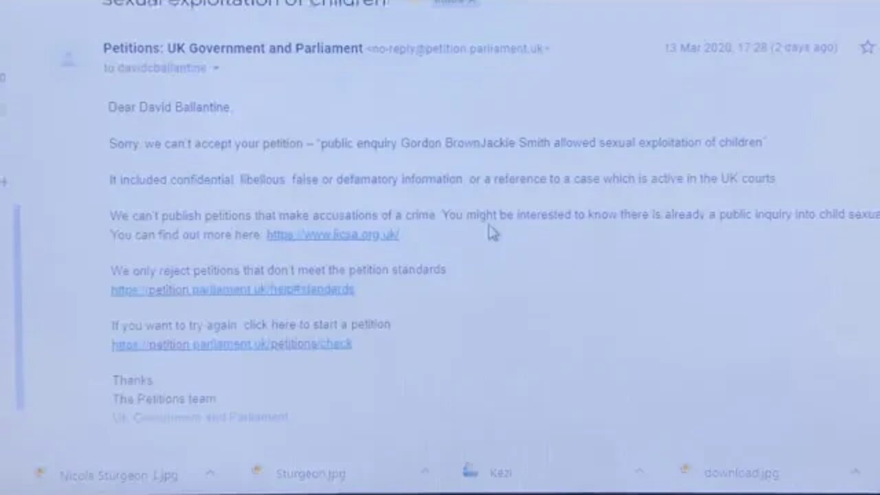 Petition Into Gordon Brown And Jackie Smith’s Alleged Cover Up Of Muslim Child Rape Gangs Rejected