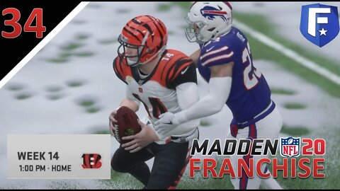 Struggling With the Elements l Madden 20 Bills Franchise [Y2:W14] vs Cinci l Ep.34