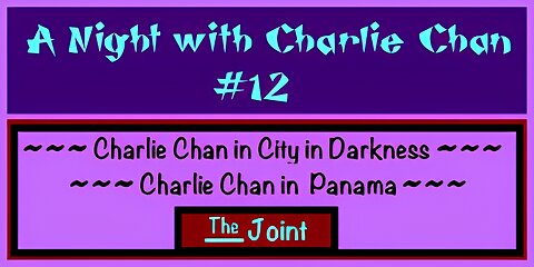 The Joint ☛ It's Charlie Chan Night #12!!! Don't forget the potstickers!