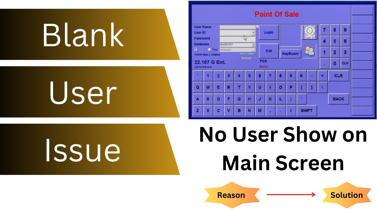 No User Id Show on Main Login Form " Blank User Issue" || Mansoor Anwar || (Urdu)