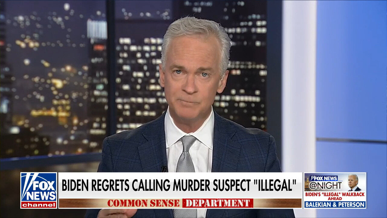 Common Sense Department: Biden Regrets Saying 'Illegal'