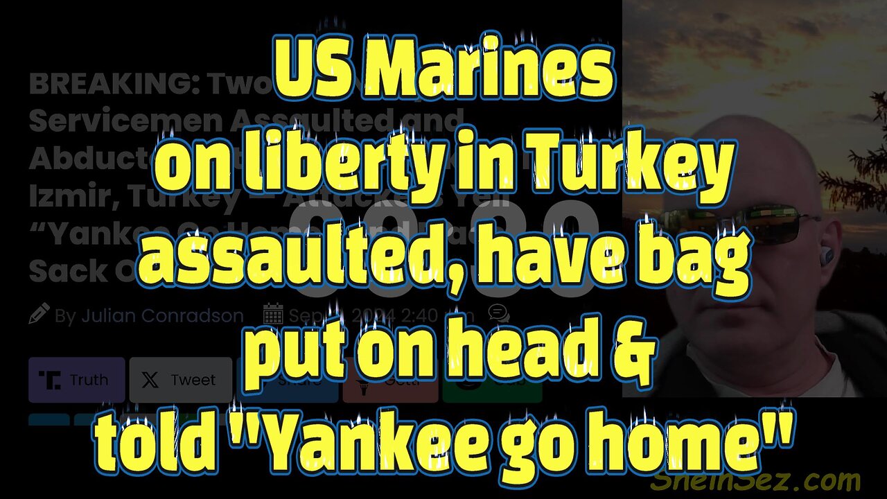 US Marines on liberty in Turkey assaulted, have bag put on head & told "Yankee go home"-640