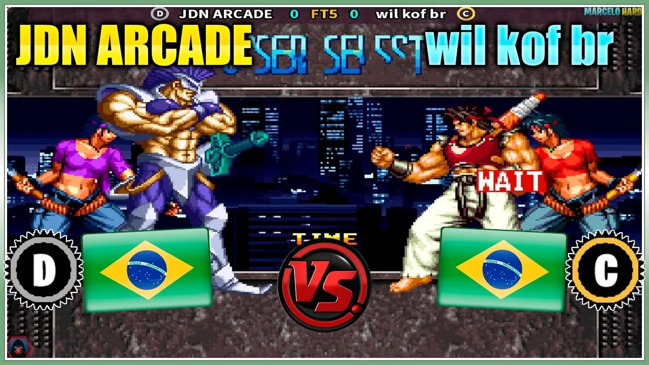 Kizuna Encounter: Super Tag Battle (JDN ARCADE Vs. wil kof br) [Brazil Vs. Brazil]