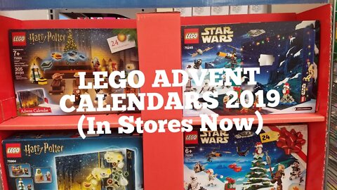 LEGO STAR WARS AND HARRY POTTER CHRISTMAS ADVENT CALENDAR 2019 IN STORES NOW!