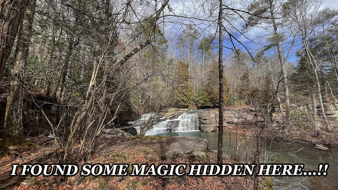 FOUND A MAGICAL WATERFALL DOWN A HIDDEN BACKROAD - Re-Uploaded from YT