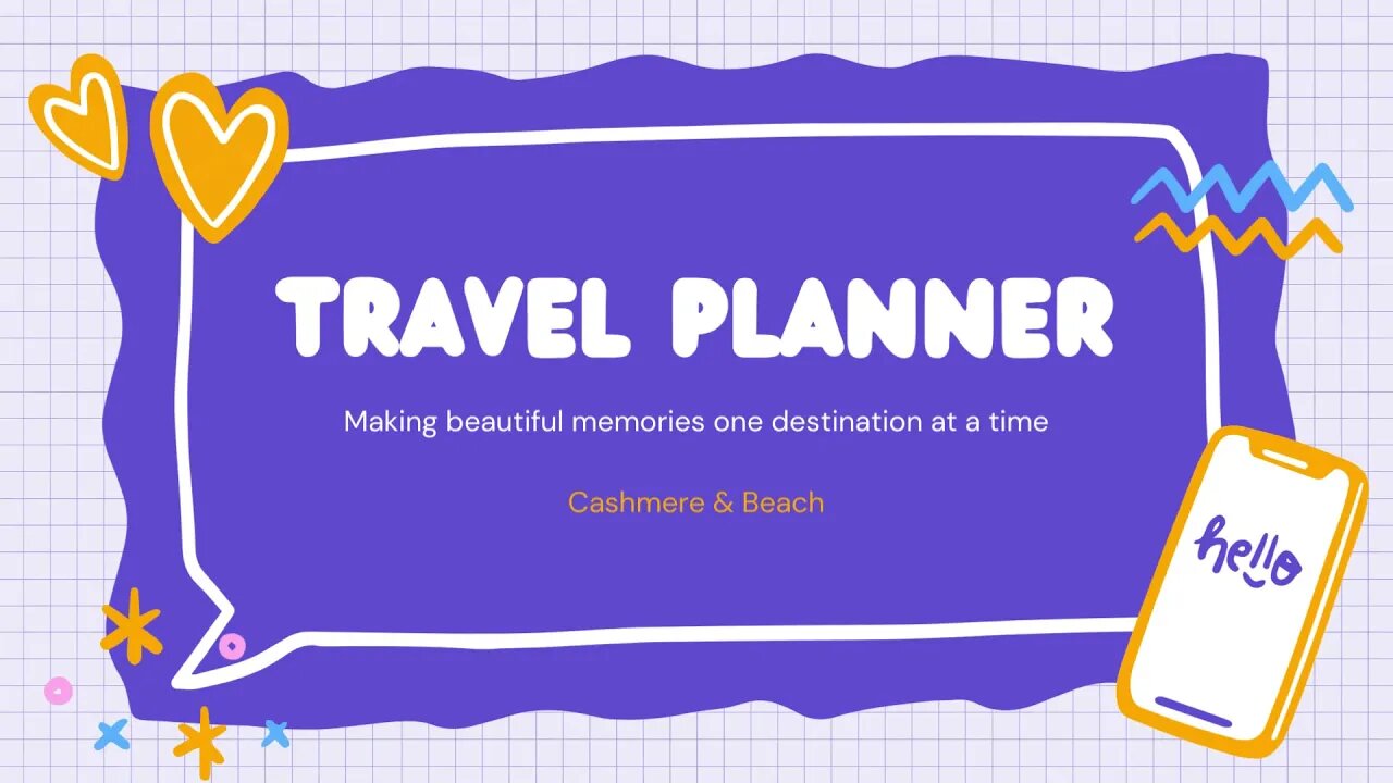 Travel planning template for trips and vacation planning #travelplanning