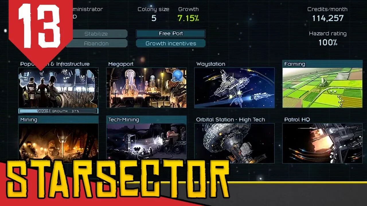 Caçando Drones para Automatizar a Industria- Starsector #13 [Gameplay Português PT-BR]