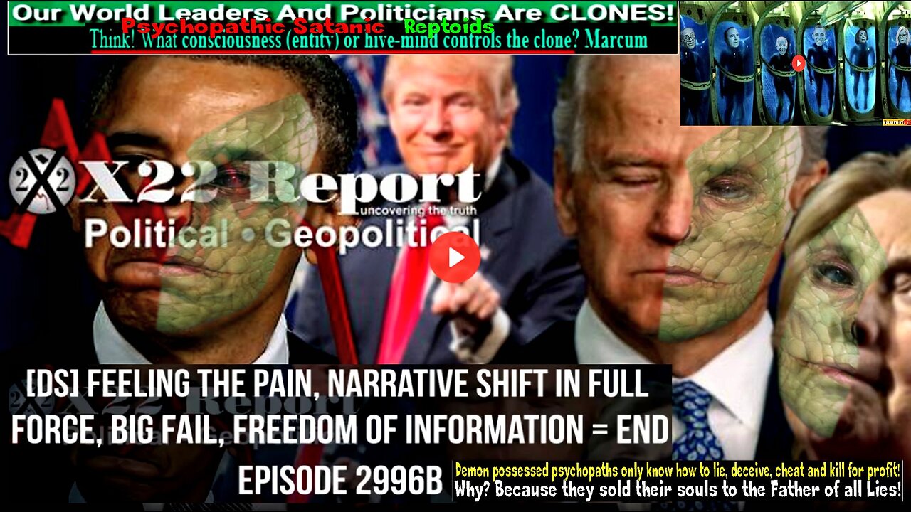 Ep. 2996b - [DS] Feeling The Pain,Narrative Shift In Full Force,Big Fail,Freedom Of Information=End