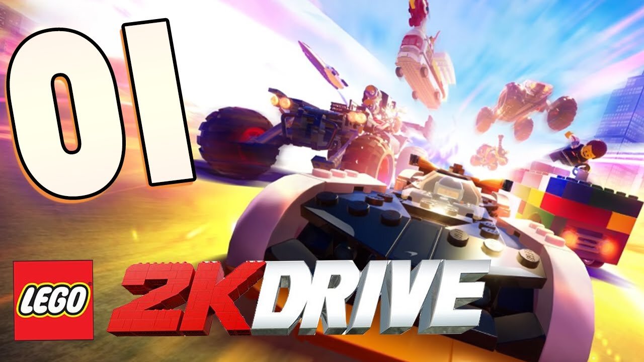 LEGO 2k Drive Walkthrough Part 1 The Sky Cup Journey Begins! (PS5)