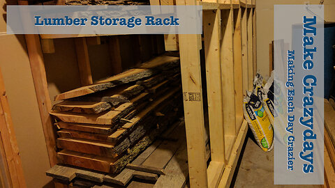 Lumber Storage Rack