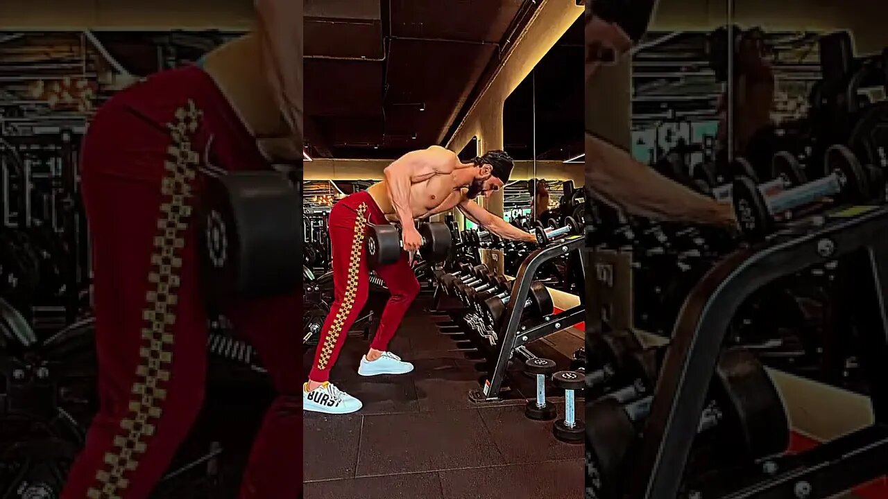 SINGLE ARM ROW - BACK DAY #shorts #youtubeshorts