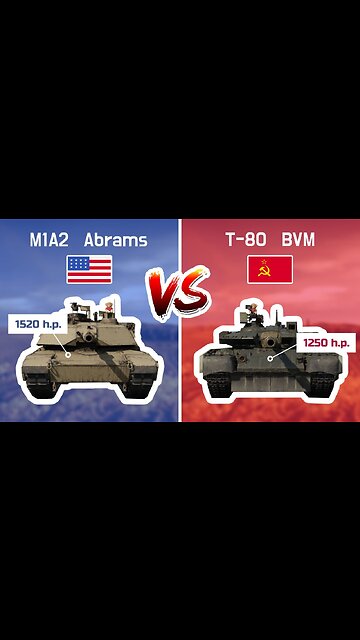 M1 Abrams! WELCOME TO FORMER UKRAINE AND RUSSIAN WINTER! M1 Abrams vs. T-80 in nearly identical if not harder conditions for the T-80!