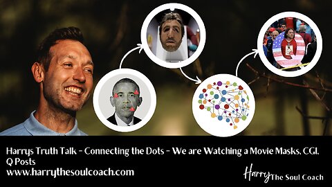 Harrys Truth Talk - Connecting the Dots - We are watching a movie Masks, CGI, Q-posts