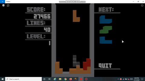 Playing ROBLOX Tetris (For TheOdd1sOut) (No Audio)