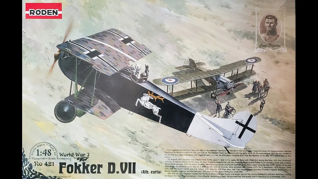 1/48 Roden Fokker D.VII Early Review/Preview