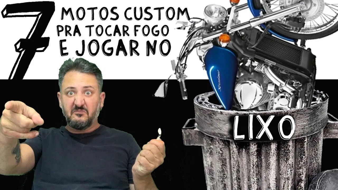 7 motos custom pra jogar no LIXO. DEU A LOUCA NA TABELA FIPE 2021