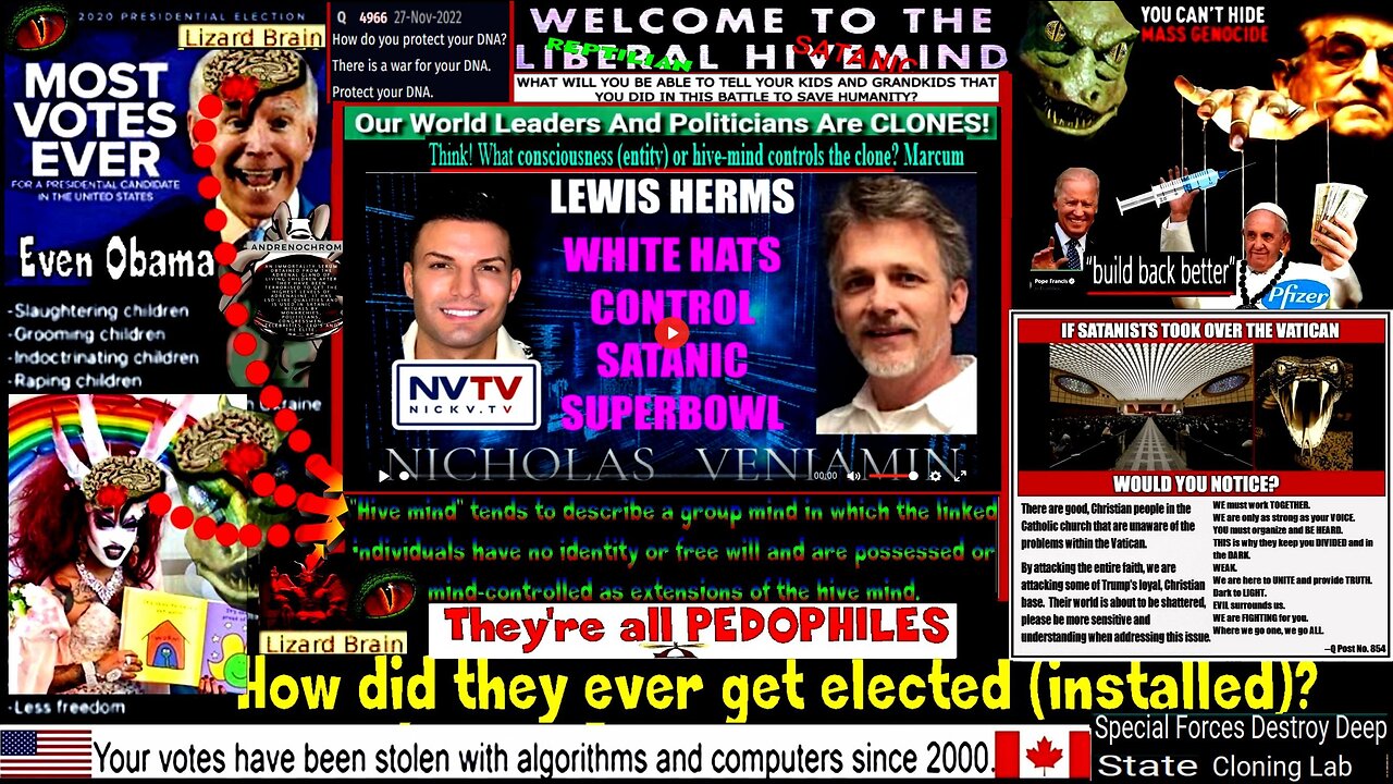 Lewis Herms Discusses White Hats Control Satanic Superbowl with Nicholas Veniamin