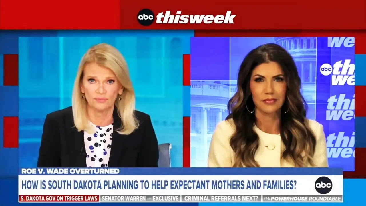 Trump Suck-Up's Brain Fails When Asked About Roe v Wade