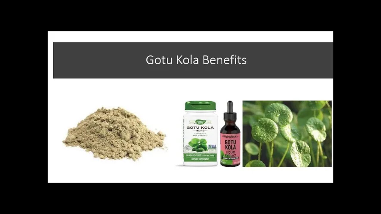 Gotu kola Benefits