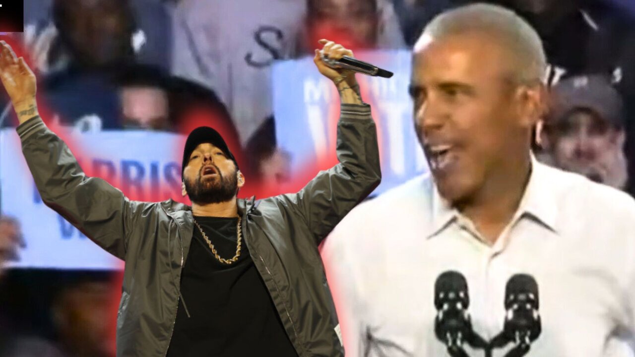 CRINGE? Obama Tries to Rap to Eminem Song During Rally