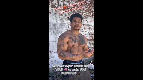 STOP 🛑 BEING YOUR BIGGEST HATER!| the best motivational bodybuilding rapper