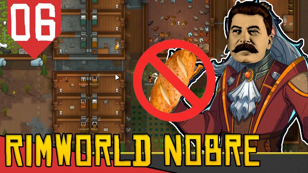 ESTOQUE DE VENTO e FUNÇÃO SOCIAL do Órgão - Rimworld Royalty Base Aberta #06 [Português PT-BR]