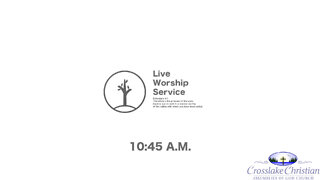 Live Worship Service - 10/2/22