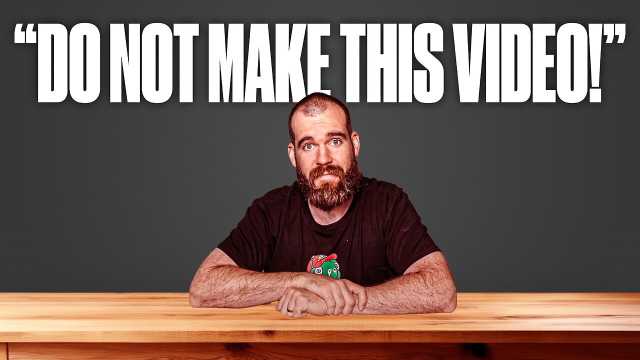 I Was Told NOT To Make This Video.