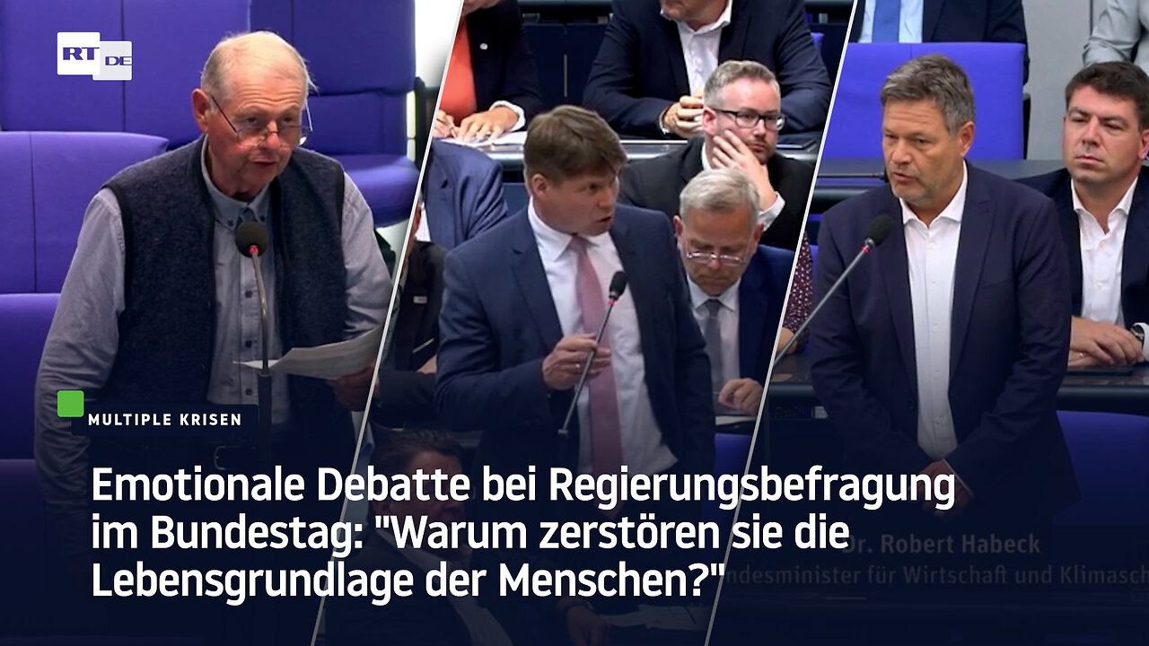 Regierungsbefragung im Bundestag: "Warum zerstören sie die Lebensgrundlage der Menschen?"