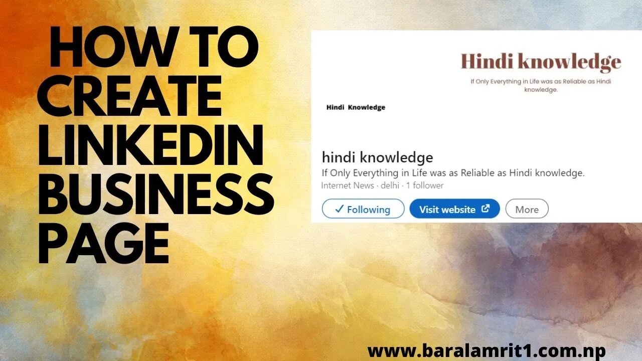 LinkedIn Company Page Creation | How to Make LinkedIn Business Page | Company Page on LinkedIn