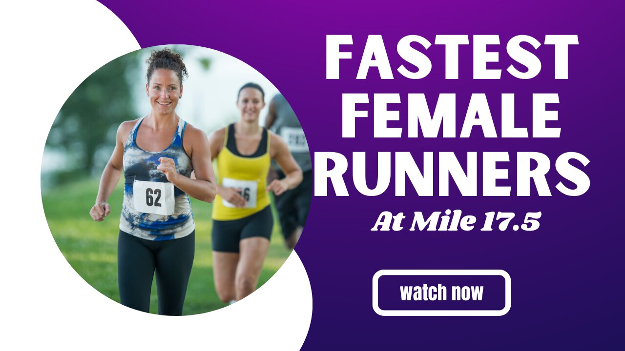 Fastest women at mile 17.5m/27.9km (1st Ave & 86th street) in the 2023 New York City Marathon