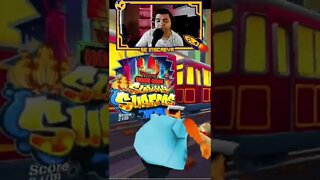 SUBWAYSURFER NO COINS BATENDO MEU RECORD. #cosmiconerd #subwaysurfers #viral #sejagamer