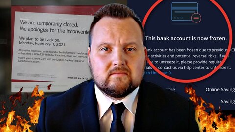 BANK RUNS BEGIN! BANKS FREEZE ACCOUNTS & CLOSE DOORS