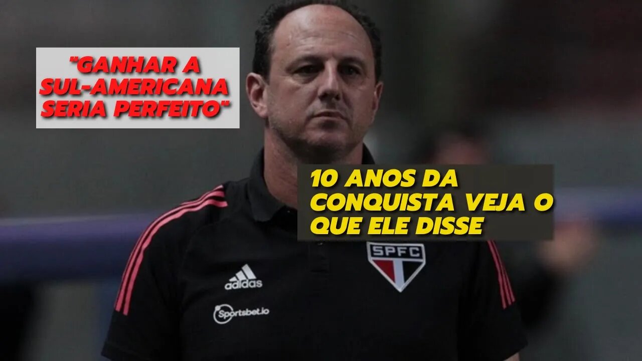 ROGÉRIO CENI: Quero Ganhar a Sul-Americana | São Paulo Tenta Classificação para as Semifinais | ESPN