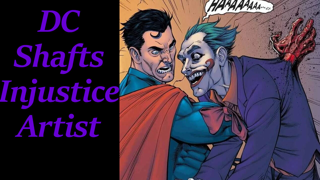 DC shafts comic book writer on Injustice Gods Among US Compendium