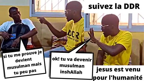 💢Suivez Oustaz Diané face a ce jeune chretien ll selon lui Jesus est venu pour l'humanité