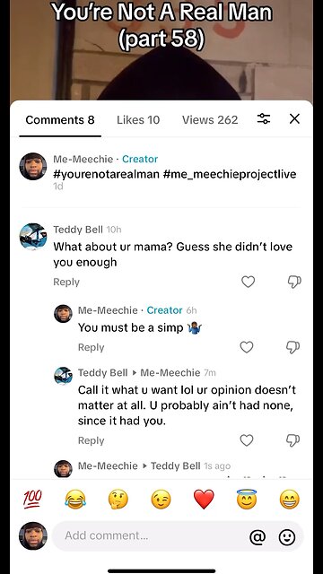 My Last TikTok Post/Comments