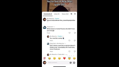 My Last TikTok Post/Comments