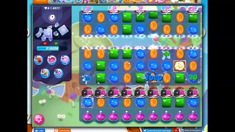 Candy Crush Level 3577 Audio Talkthrough, 21 Moves 0 Booster