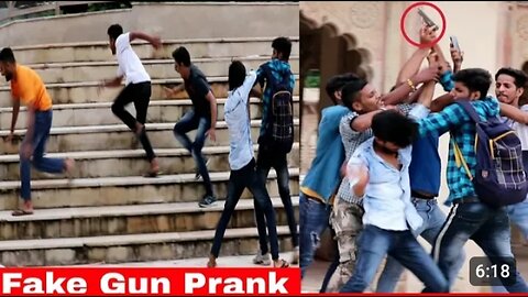 Fake Gun Prank In Public Unique Style Prank In Indian | Ar Prank #funny #comedy #prank
