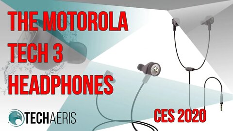 [CES 2020] Motorola Tech 3 Headphones
