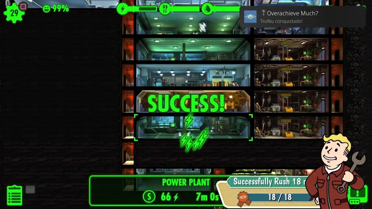 Overachieve Much? - Complete 100 objectives - Fallout Shelter