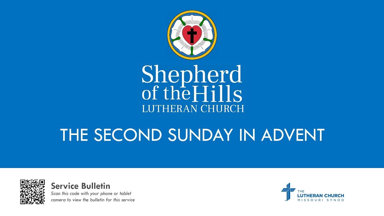 THE SECOND SUNDAY IN ADVENT (2023-12-10)