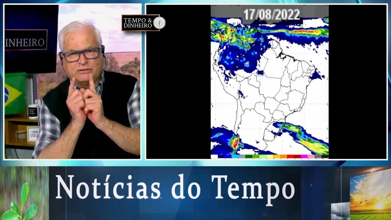 Previsão do tempo mantém queda das temperaturas no Sul e chuva generalizada
