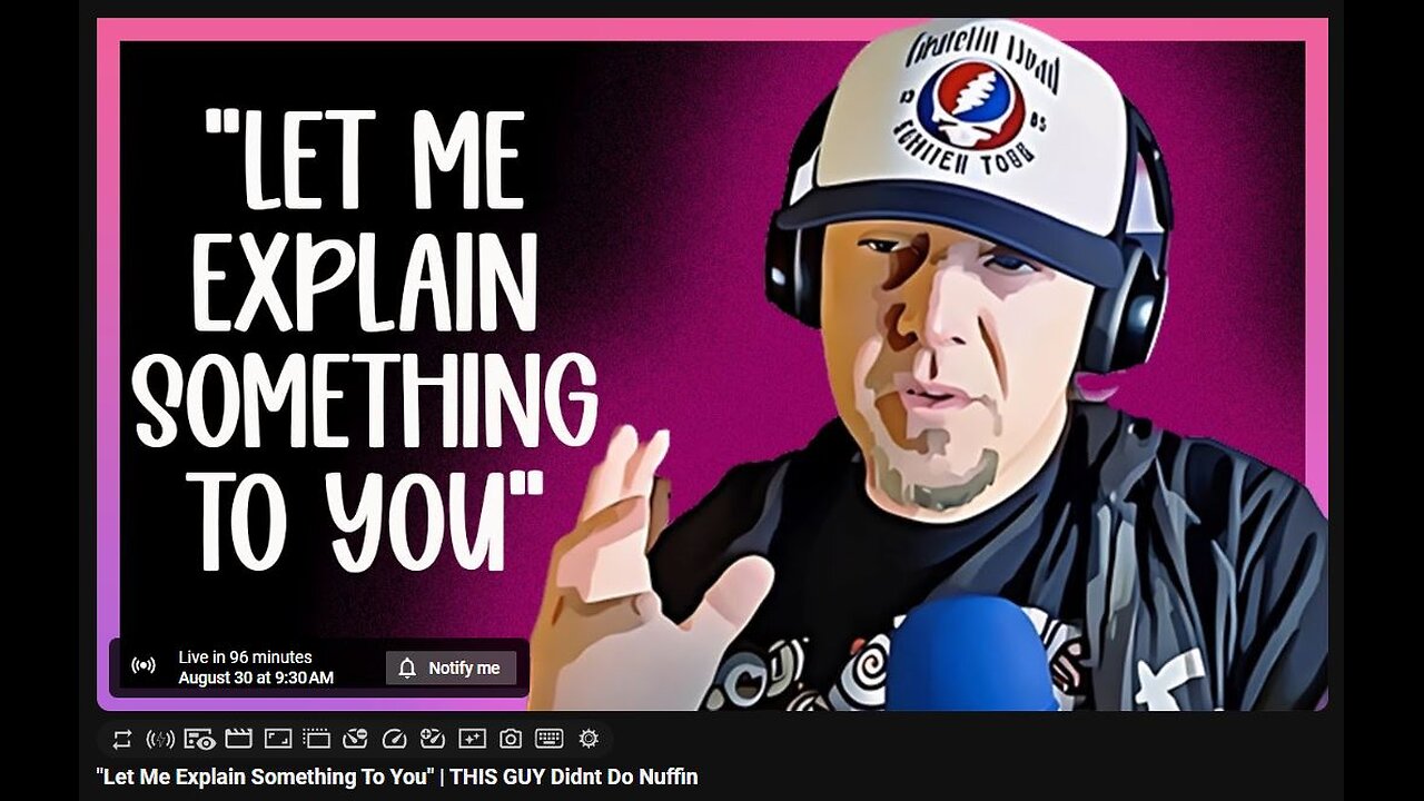8-30-2024 SamanthaJean ""Let Me Explain Something To You" THIS GUY Didnt Do Nuffin" w/ live chat (starts at 51:30)